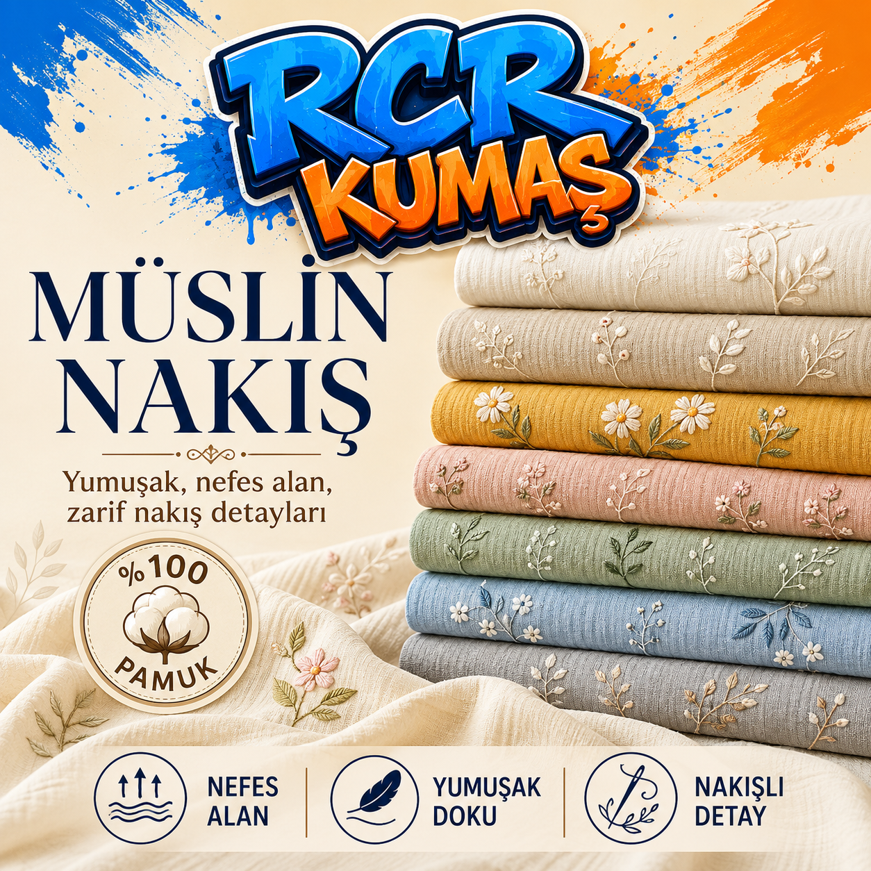 Müslin nakış